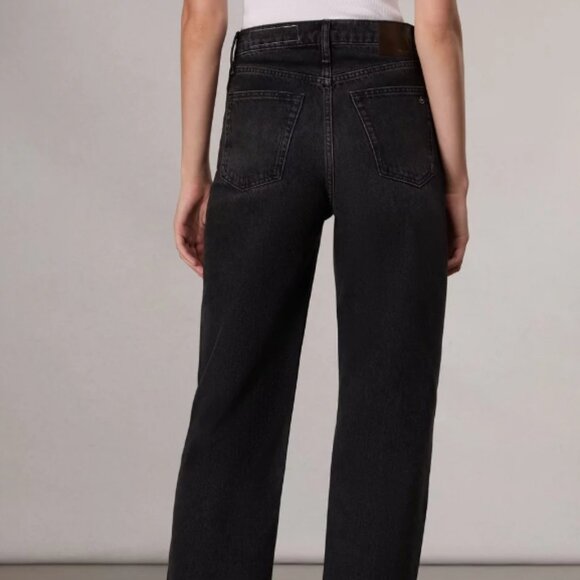 Rag & Bone Shea High-Rise Relaxed Straight Jeans, Size 29 and 30 - Picture 4 of 4